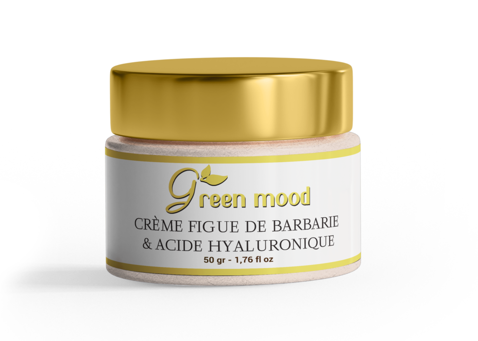 Moisturizing cream with prickly pear and hyaluronic acid